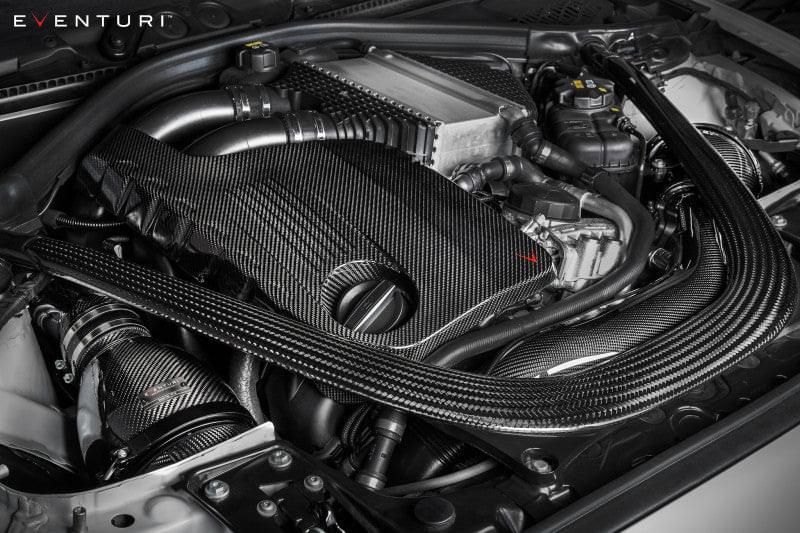Eventuri BMW F87 M2 Competition / M2 CS S55 Black Carbon Intake System.