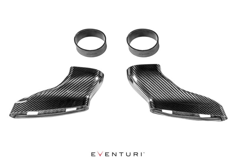 Eventuri Mercedes W205 C63 / C63S AMG Black Carbon V2 Duct Upgrade Kit For V1.