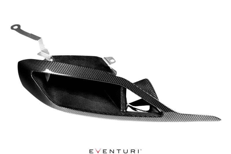 Eventuri Toyota A90 Supra Black Carbon Headlamp Race Duct.