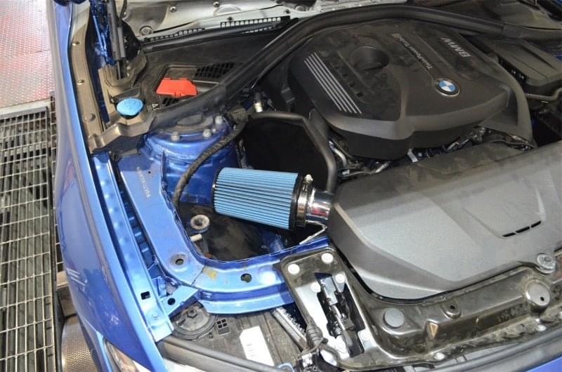 Injen 16-18 BMW 330i B48 2.0L (t) Wrinkle Red Cold Air Intake.