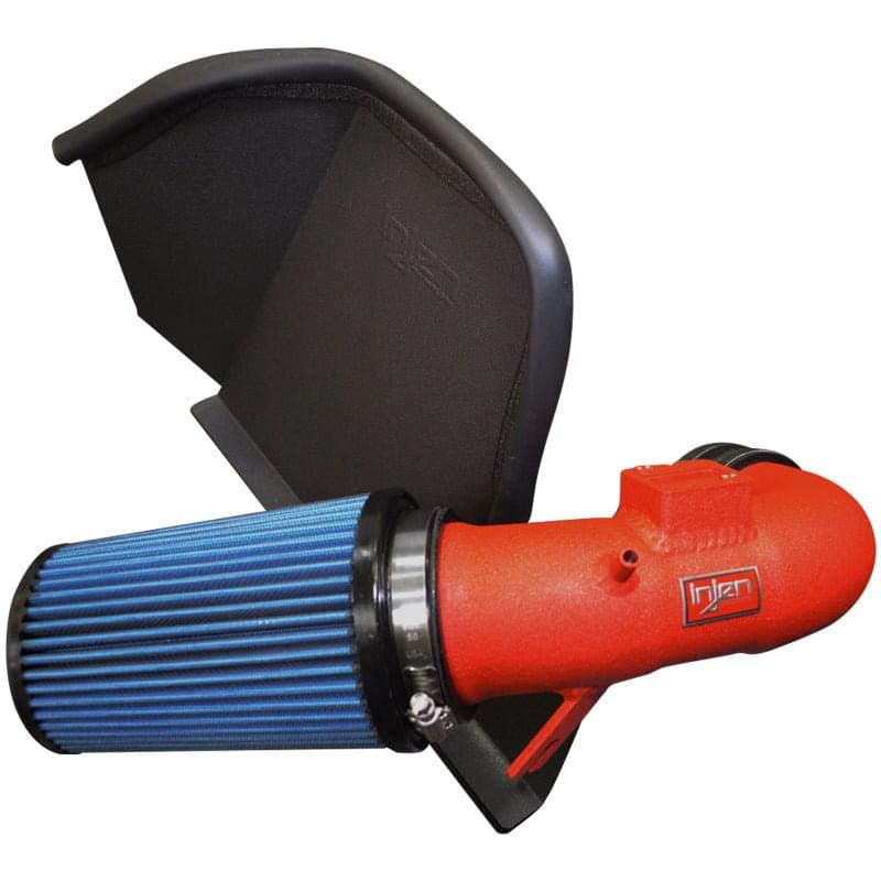 Injen 16-18 BMW 330i B48 2.0L (t) Wrinkle Red Cold Air Intake.
