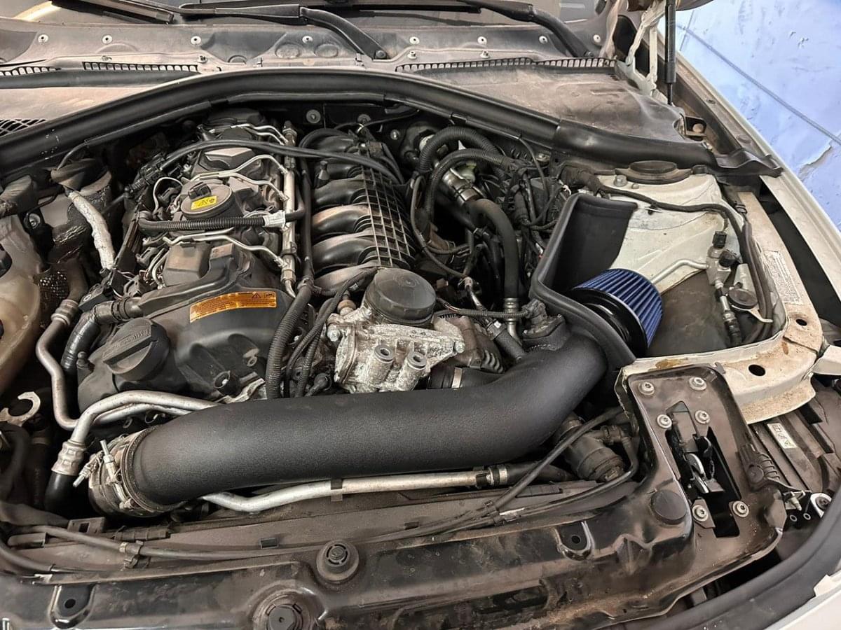 MAD BMW F3x N55 M135 M235 M2 335 435 High Flow Air Intake W/ Heat Shield.