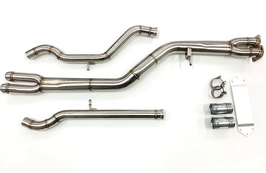 MAD BMW F8x M3 M4 S55 Single Midpipe (Brace Included).