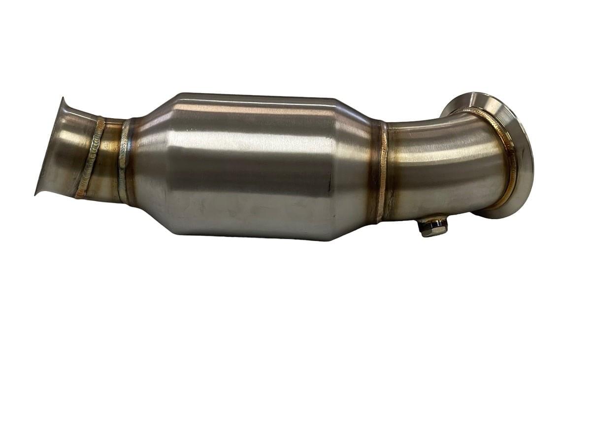 MAD N55 Catted Downpipe BMW M135 M235 M2 335 435 4.0".