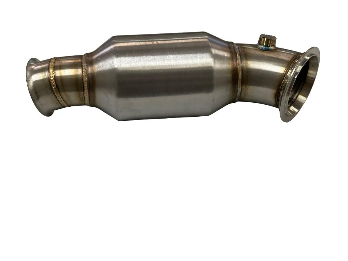 MAD N55 Catted Downpipe BMW M135 M235 M2 335 435 4.0".