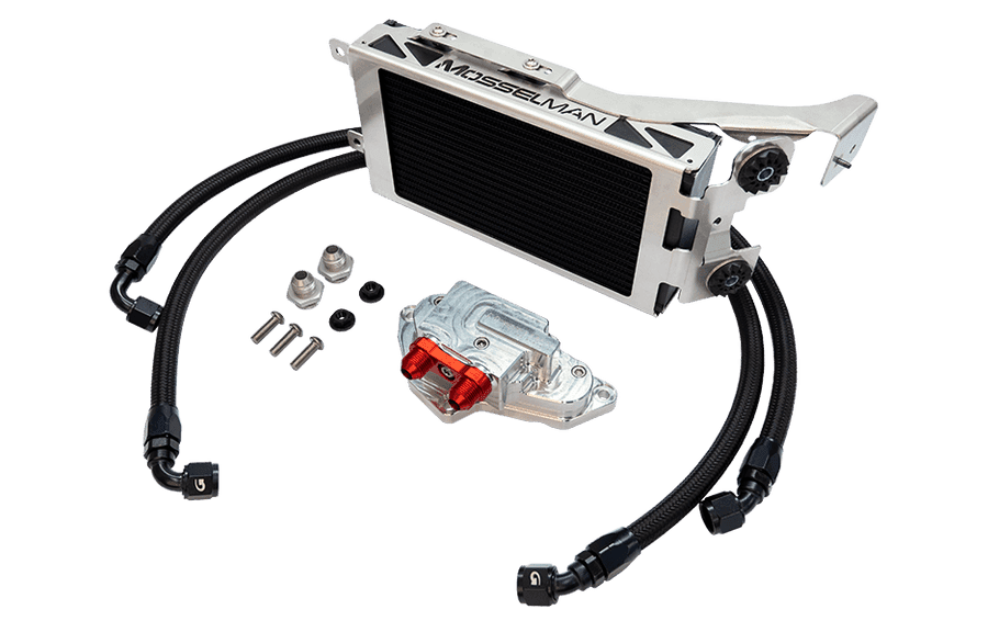 Mosselman SINGLE OIL COOLER KIT, BMW 3-SERIES E9X 335i N54/N55.