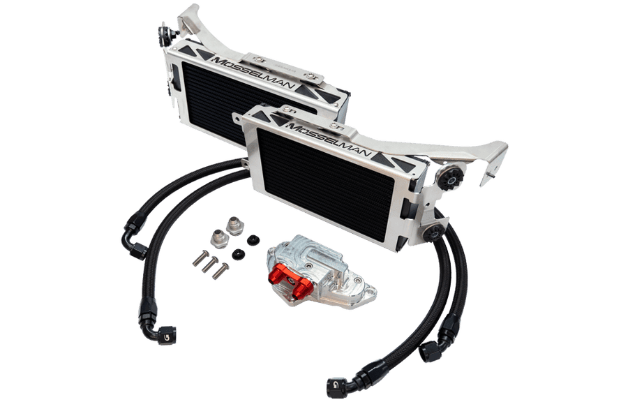 Mosselman TWIN OIL COOLER KIT, BMW 3-SERIES E9X 335i N54/N55.
