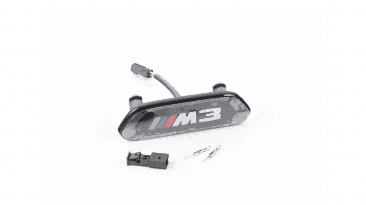 OEM BMW LCI BLACK 'M3' SEAT BADGE / EMBLEM - F80 M3.
