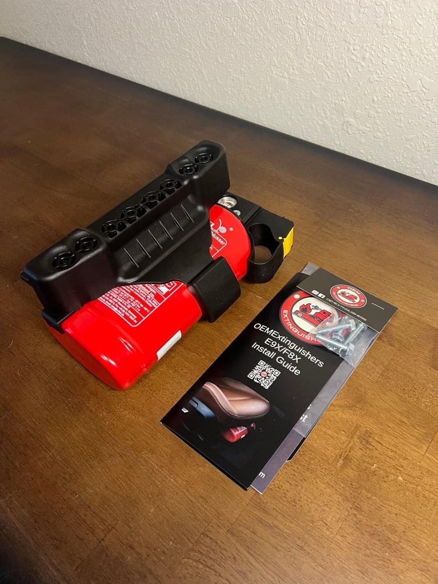 OEM E9X/F8X Fire Extinguisher Kit.