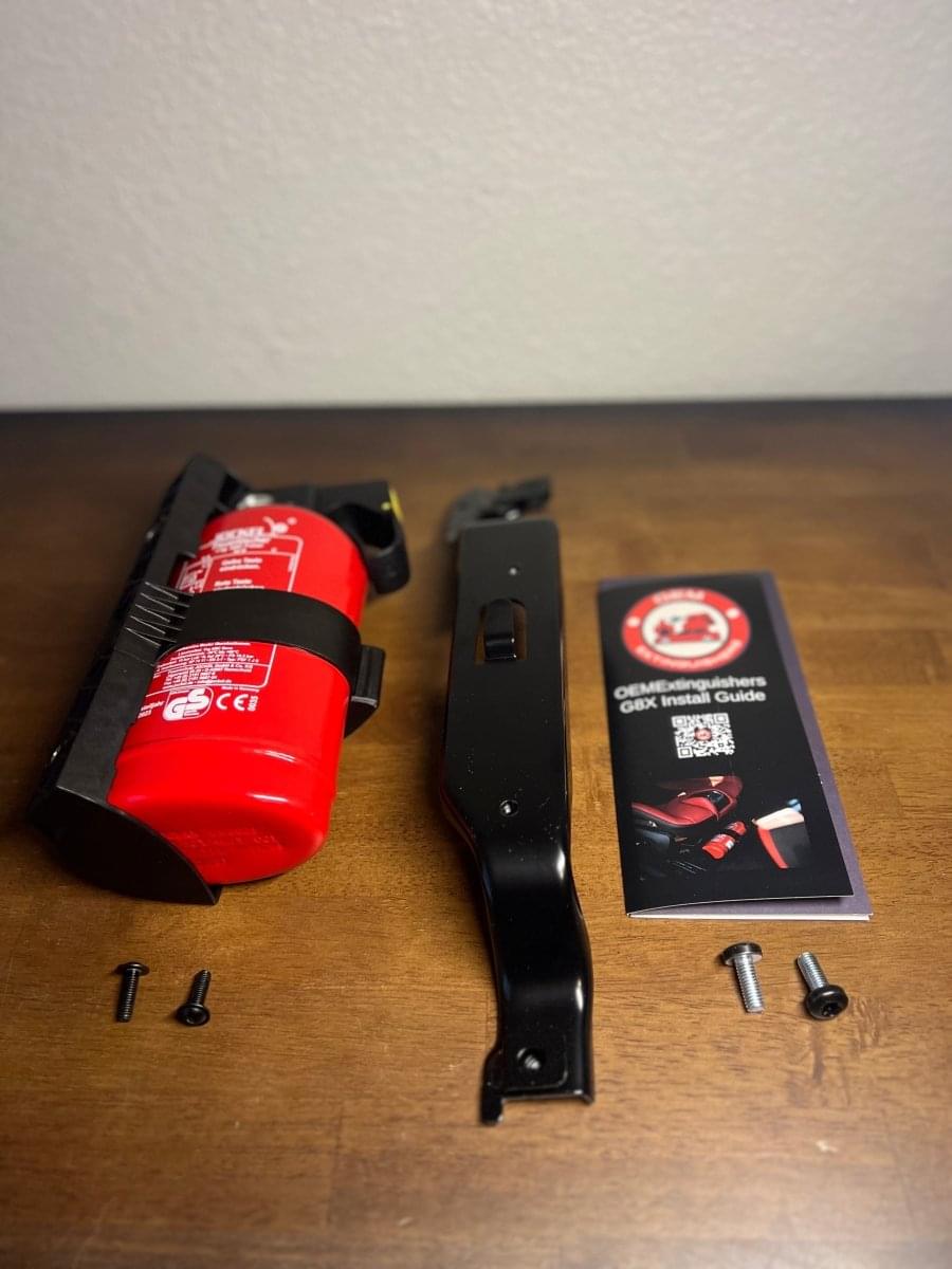 OEM G8X Fire Extinguisher Kit.