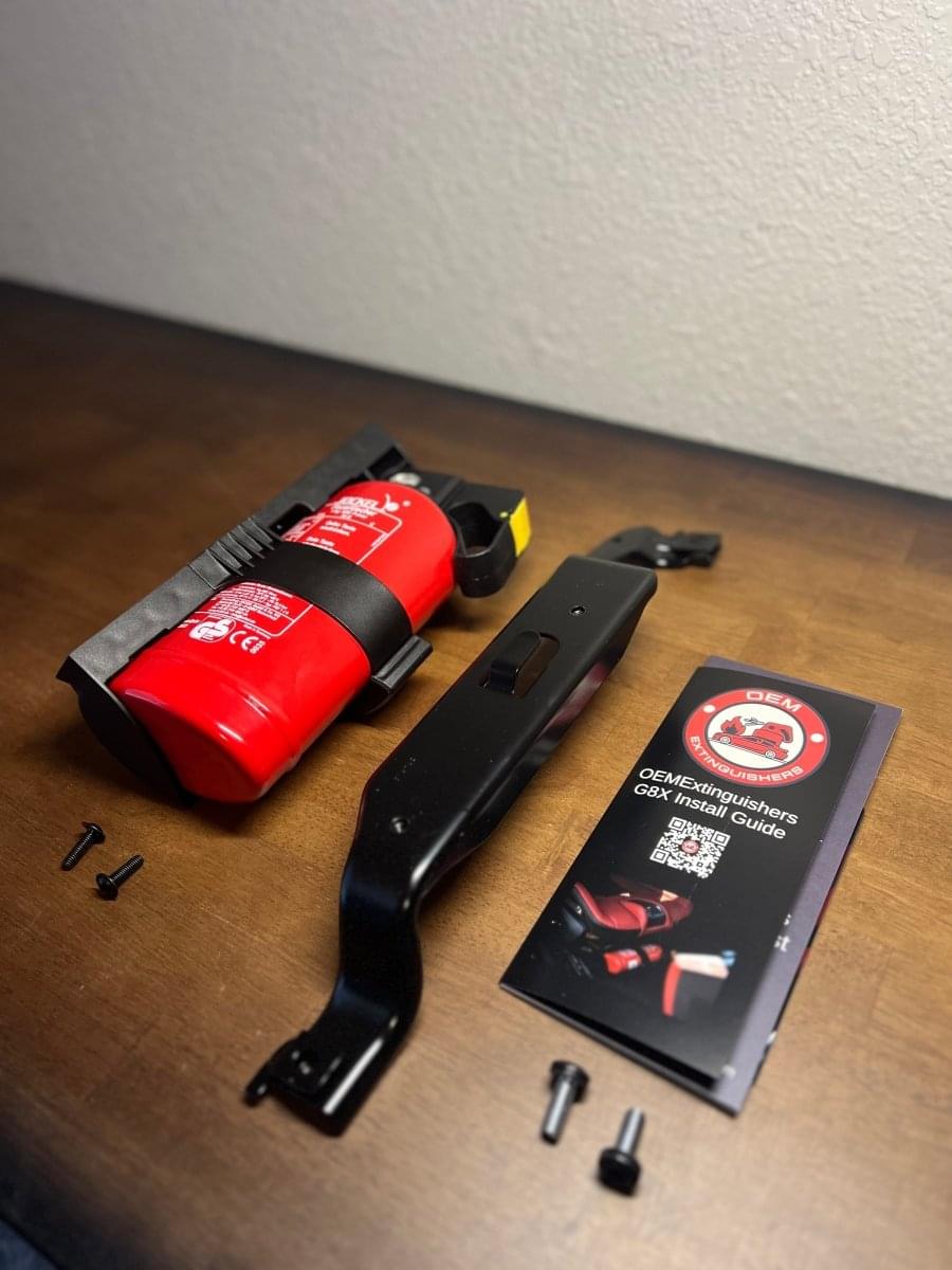 OEM G8X Fire Extinguisher Kit.