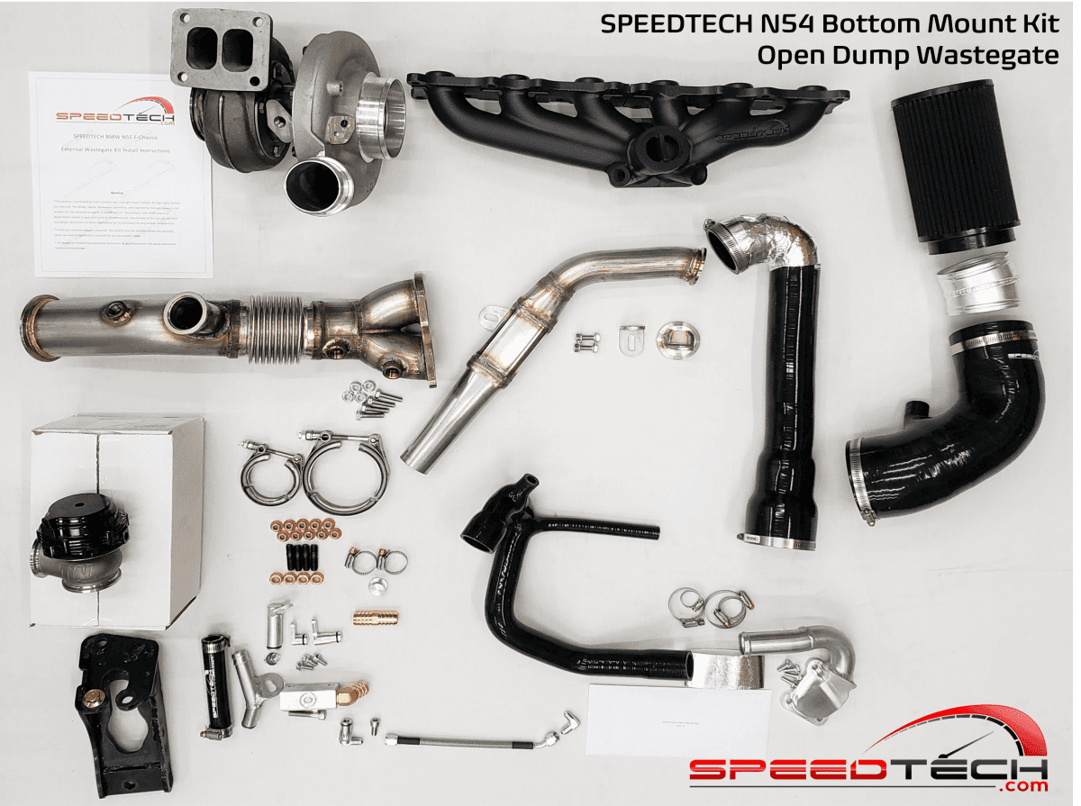 SPEEDTECH N54 GARRETT G35-900 BOTTOM MOUNT KIT.