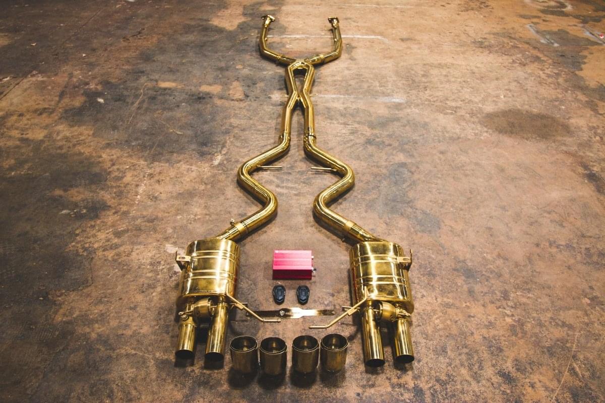 Valvetronic BMW M3 E9x V2 Valved Race Exhaust System (GOLD).