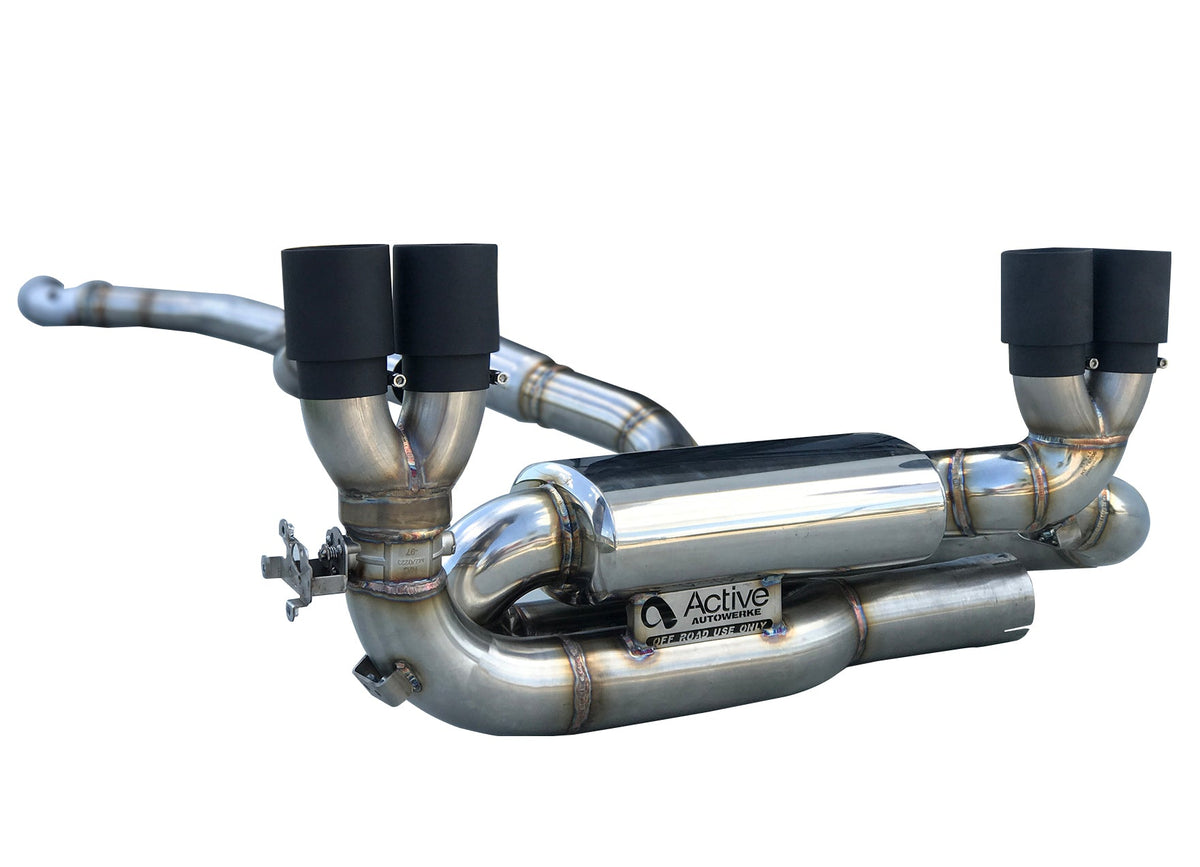 F87 M2 Competition Signature Exhaust System includes Active F-brace.