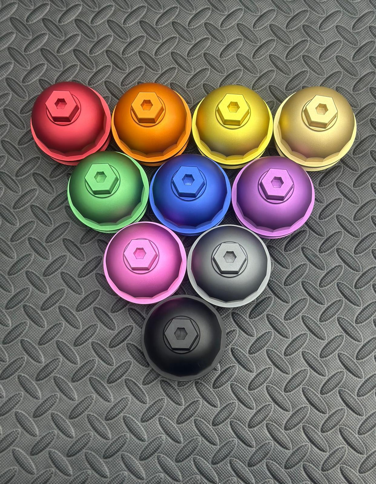 LAMBORGHINI HURACAN 5.2L V10 BILLET OIL FILTER CAP.