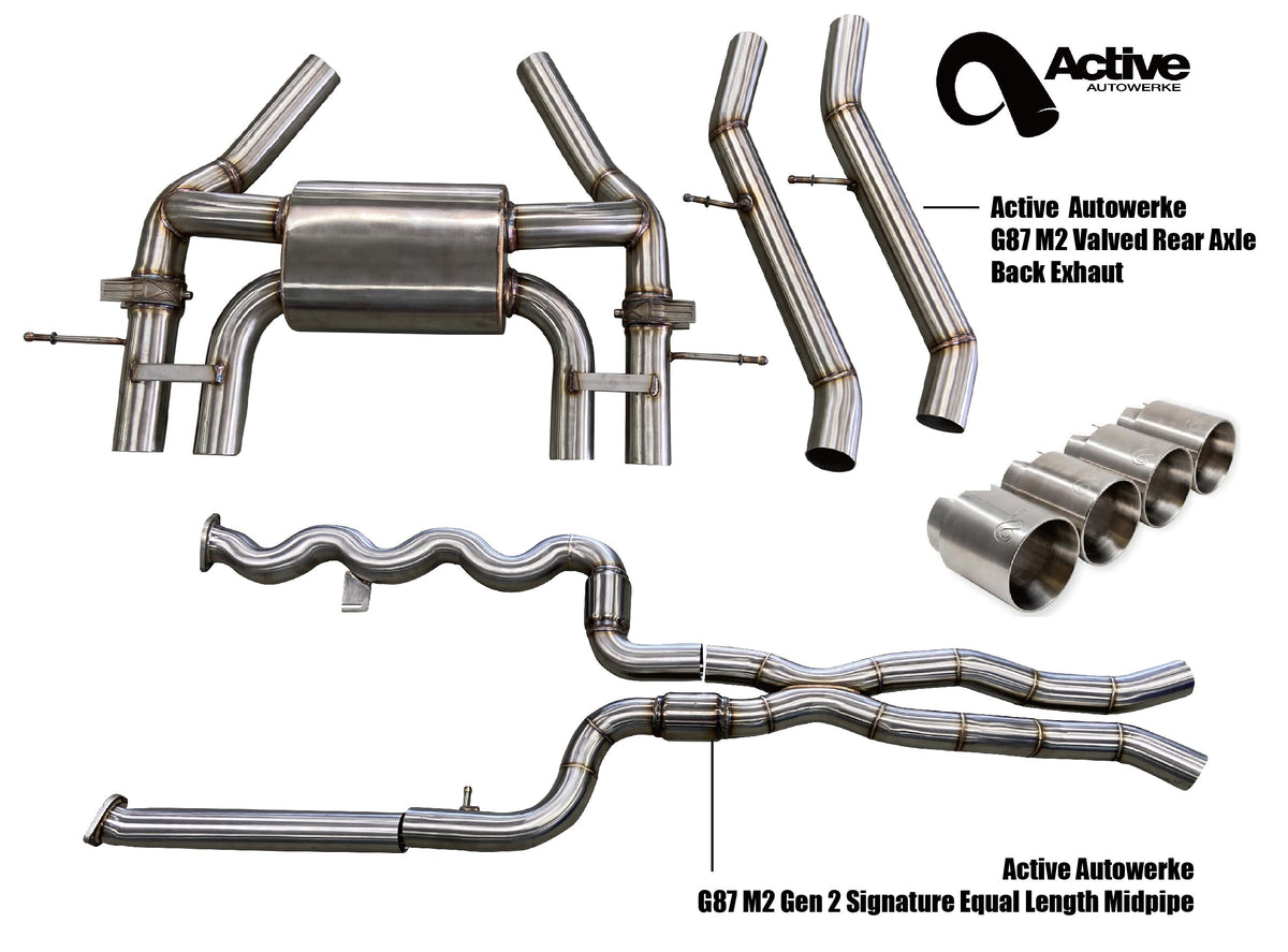 Active Autowerke G87 M2 Exhaust Bundle Equal Length