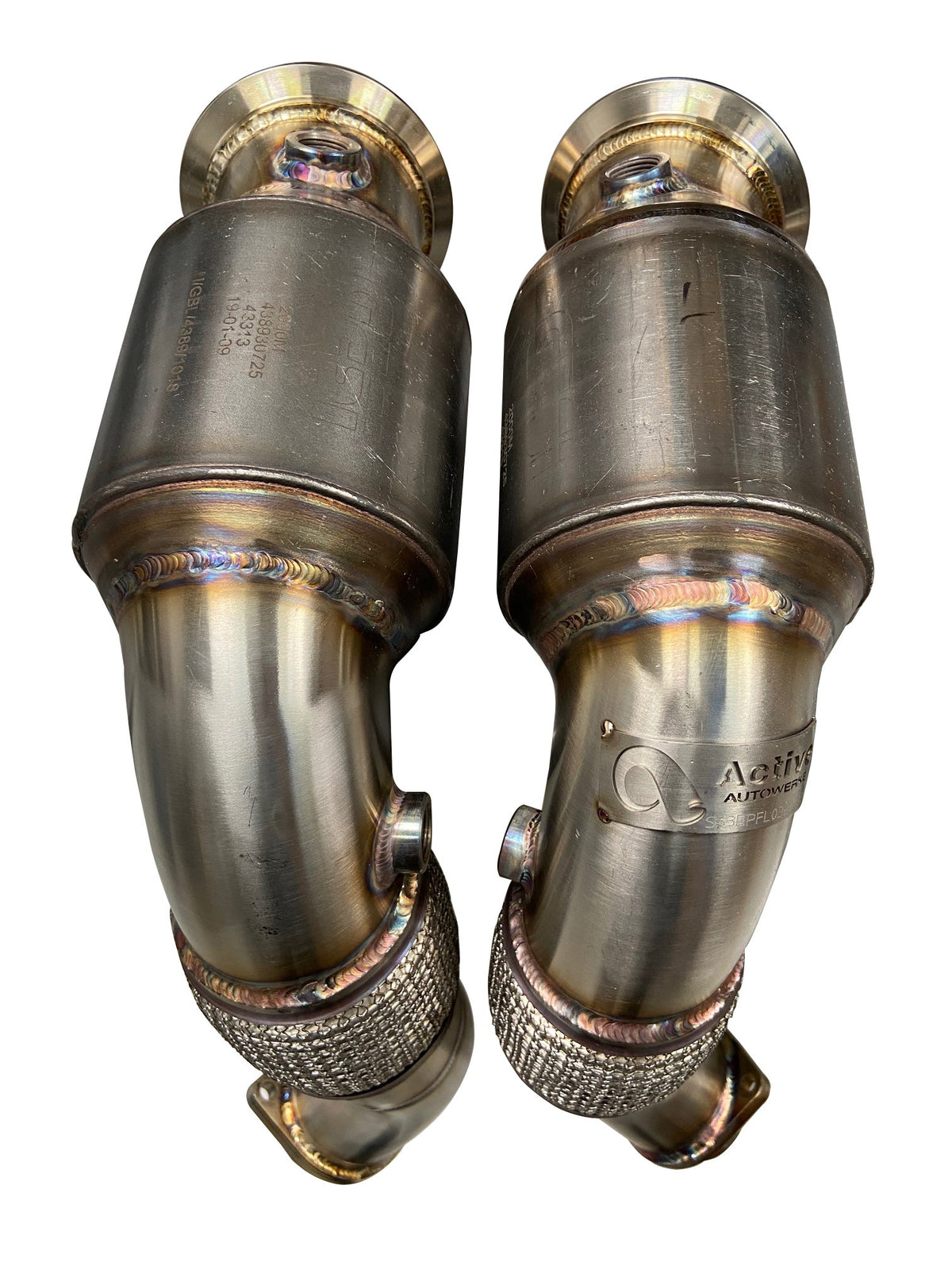 Active Autowerke S63 N63 Aflow Catted Downpipes | V8 BMW X5 M and X6 M X5 X6 550i 650i.