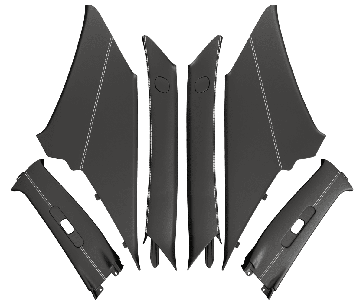 2002-2005 LEXUS IS300 XE10 PILLAR SET.
