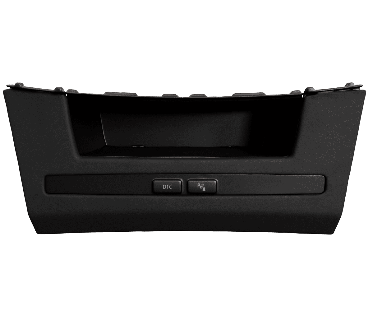 2004-2010 BMW 5-SERIES E6X DASH ACCESSORY PANEL W TRAY.