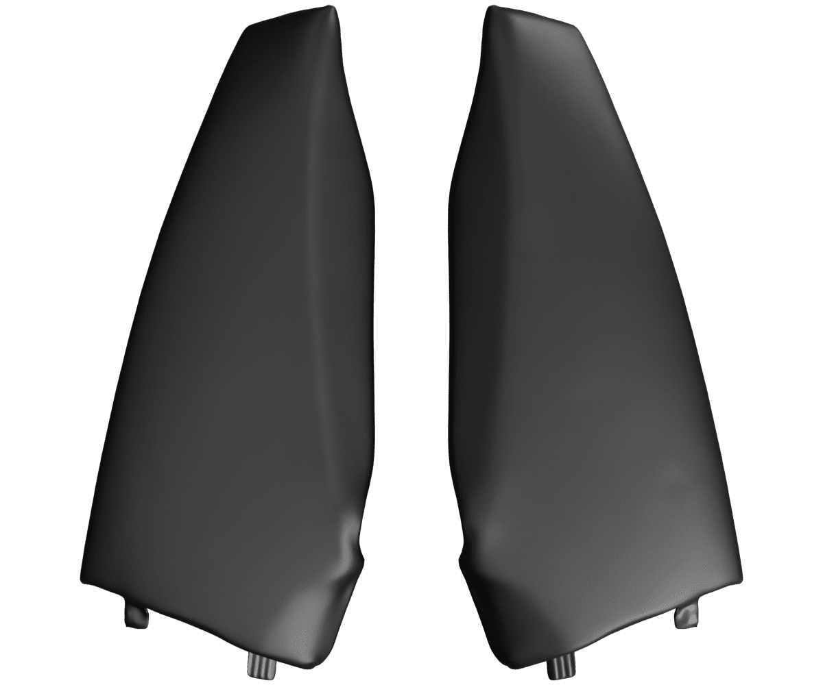 2008-2013 BMW 1-SERIES E82 COUPE REAR BOLSTERS.