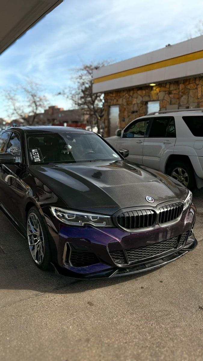 2019-2022 BMW 3 Series G20 Carbon CS Look Hood.