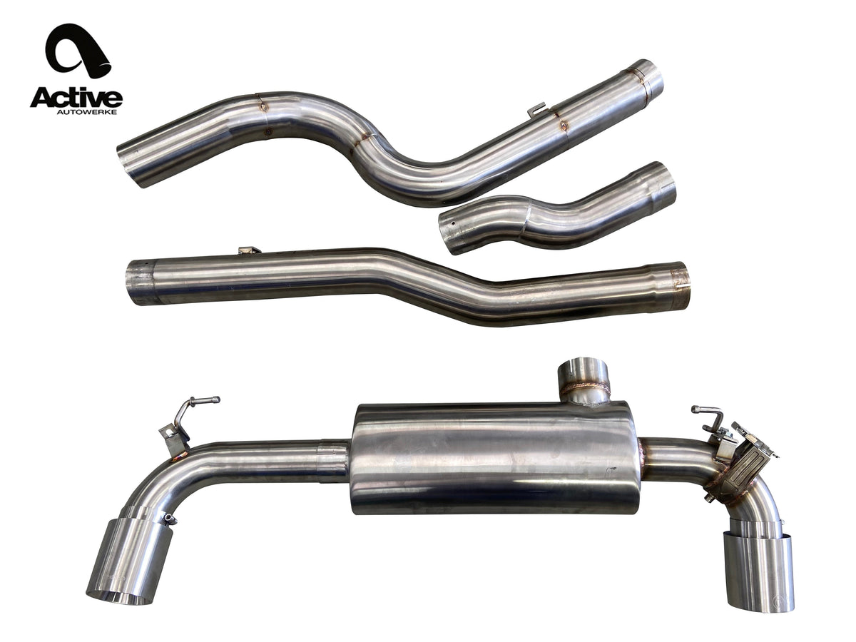 Supra Performance Cat-Back Exhaust System by Active Autowerke.