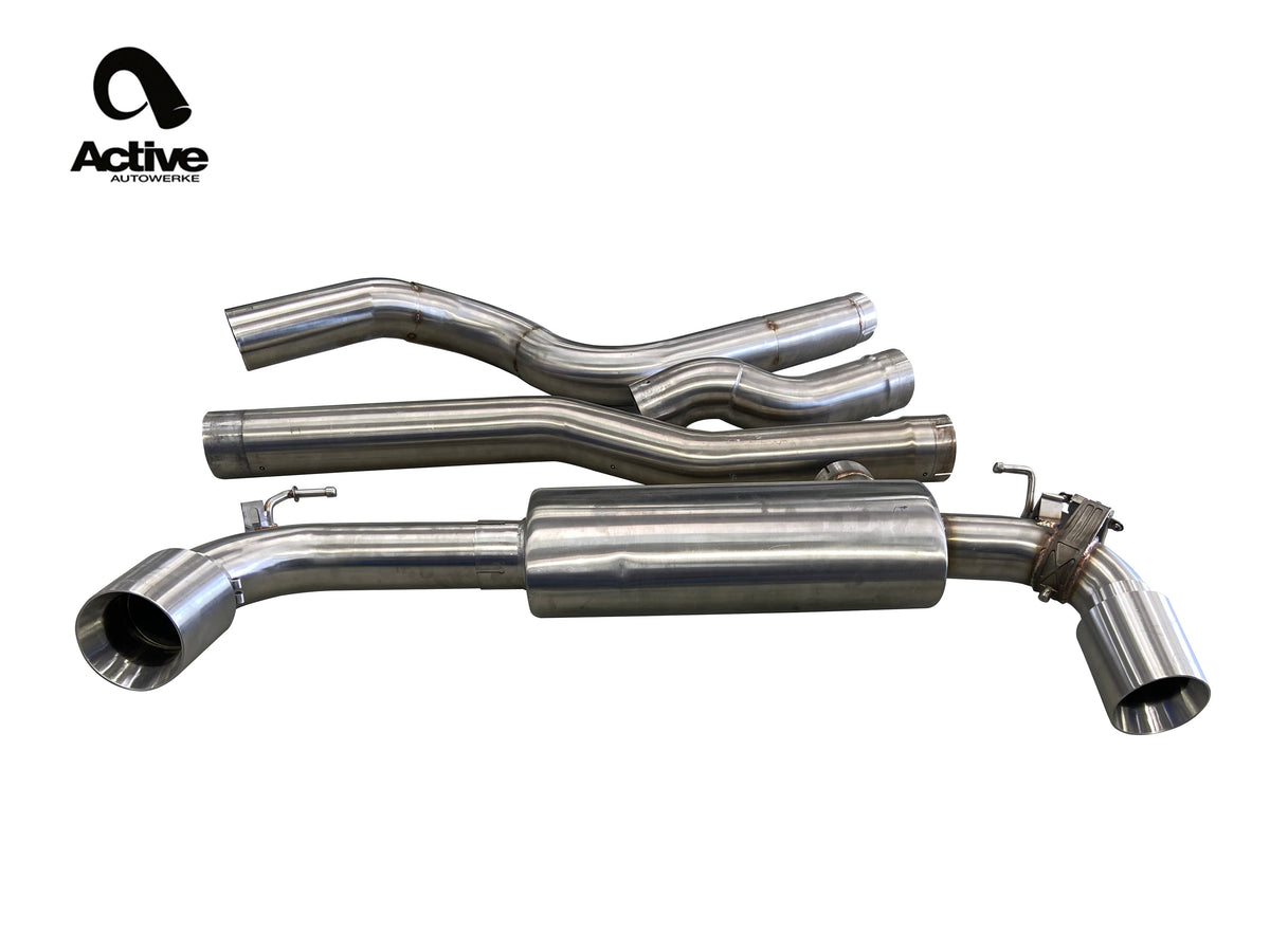 Supra Performance Cat-Back Exhaust System by Active Autowerke.