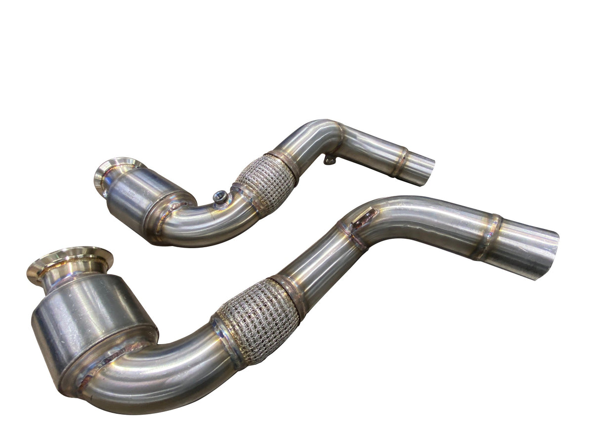 Active Autowerke S63 N63 Aflow Catted Downpipes | V8 BMW X5 M and X6 M X5 X6 550i 650i.
