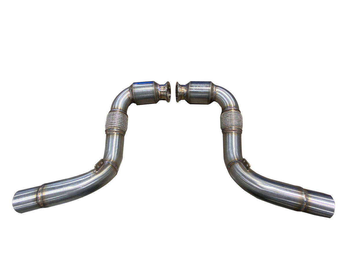 Active Autowerke S63 N63 Aflow Catted Downpipes | V8 BMW X5 M and X6 M X5 X6 550i 650i.