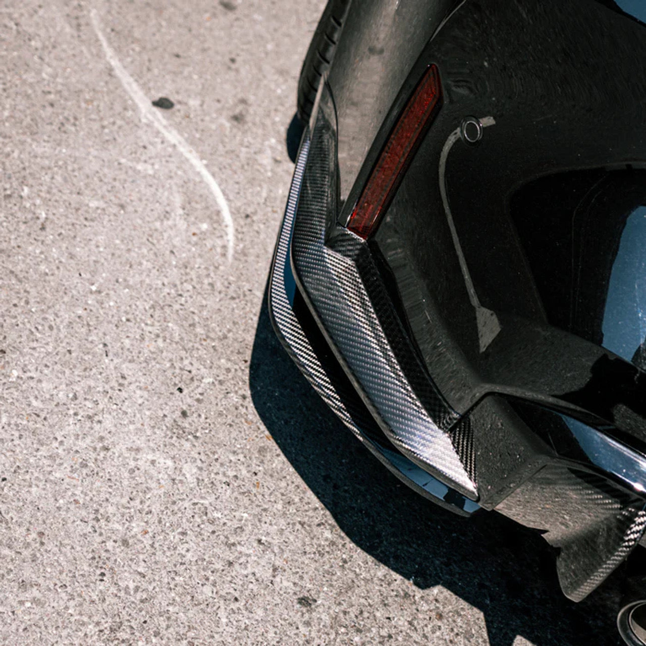 BMW M3 Rear Side Splitters Carbon Fiber (G80/G82) - COLORADO N5X