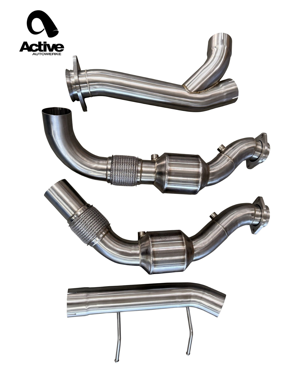 Active Autowerke 2017–2020 Ford F-150 3.5L EcoBoost GESI EPA-Compliant Catted Downpipes