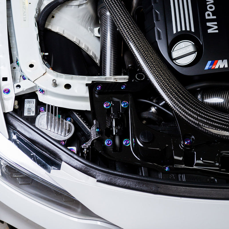 Dress Up Bolts Stage 2 Titanium Hardware Engine Bay Kit - BMW F80 M3 (2014-2018) - COLORADO N5X