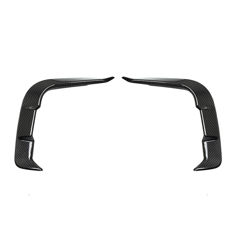 SOOQOO BMW Z4 G29 Front Bumper Inserts In Gloss Carbon — product view 3