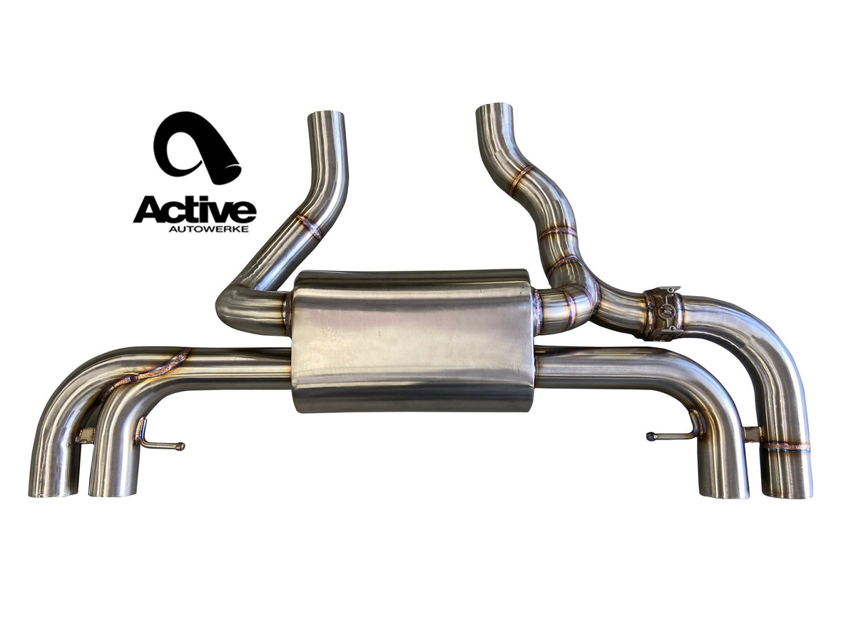 G4X BMW M240i Valved Rear Axle-back Exhaust.