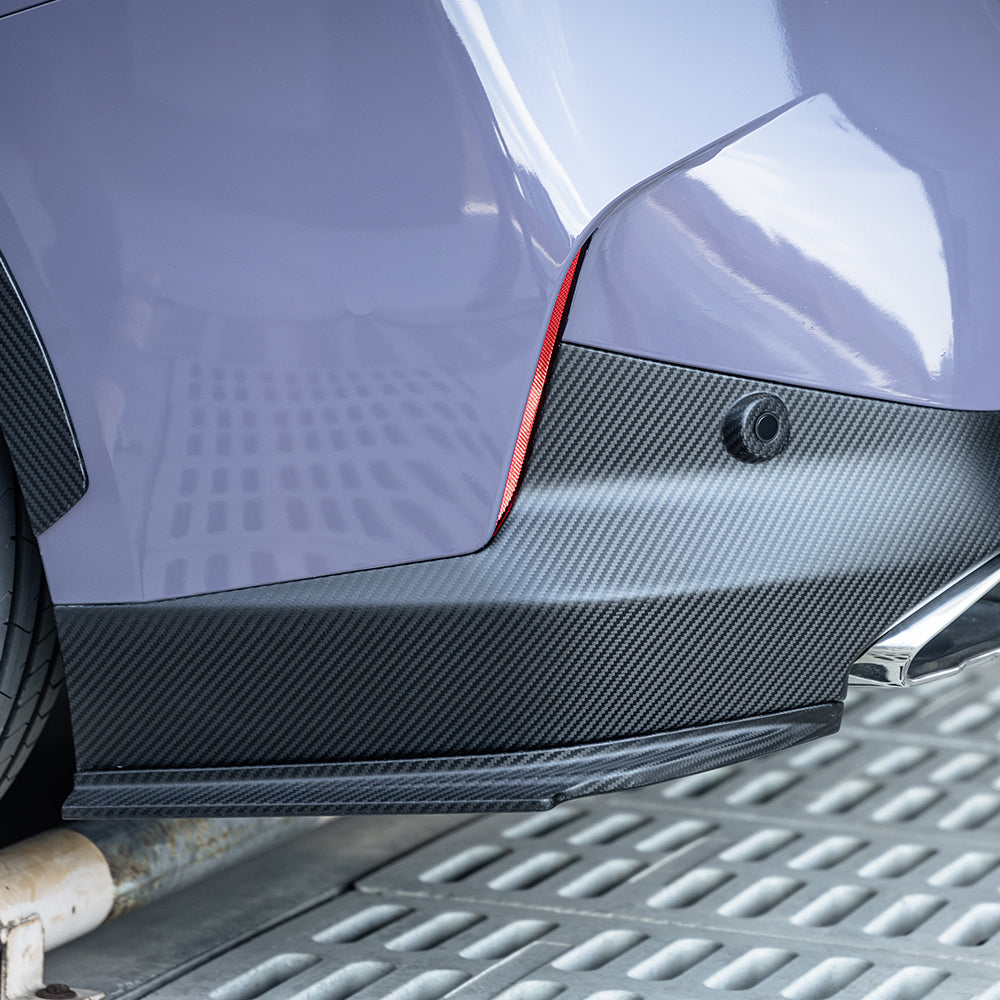 SOOQOO BMW 2 Series G42 Side Diffuser In Prepreg Carbon Fiber — product view 8