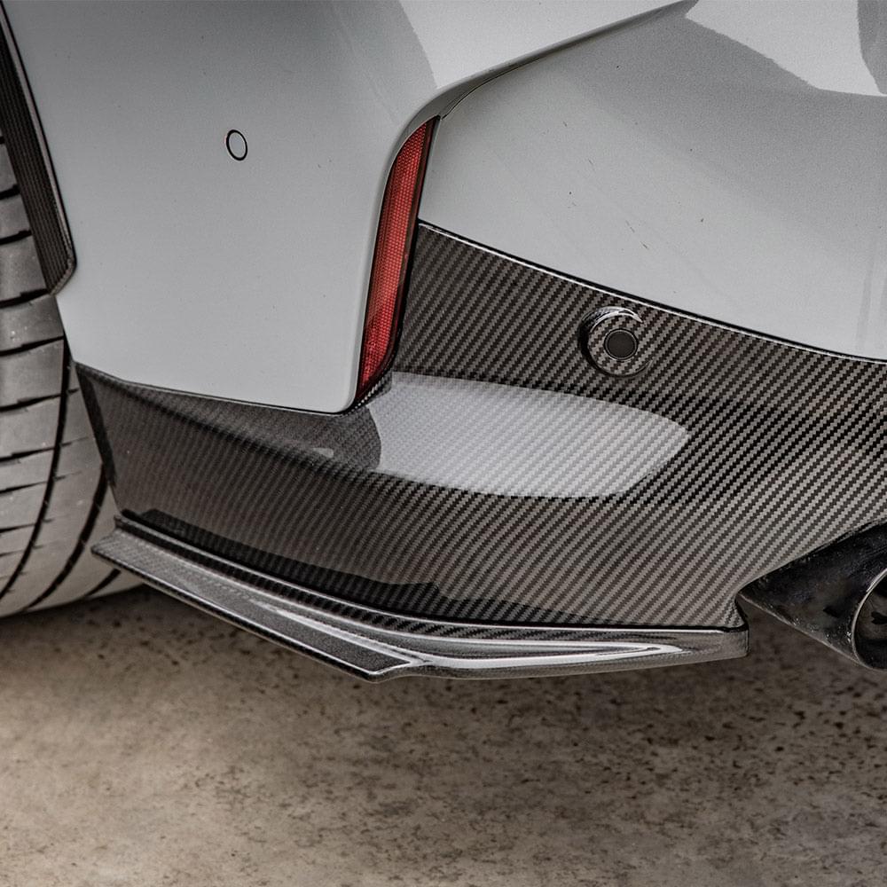 SOOQOO BMW 2 Series G42 Rear Spats In Prepreg Carbon Fiber — product view 2