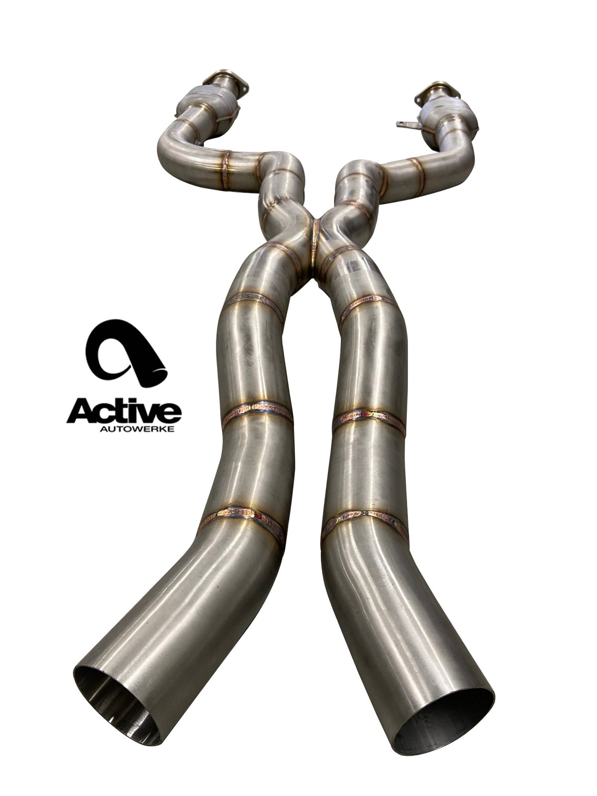 Active Autowerke G80/G82 M3/M4 Signature mid-pipe with X-Pipe.