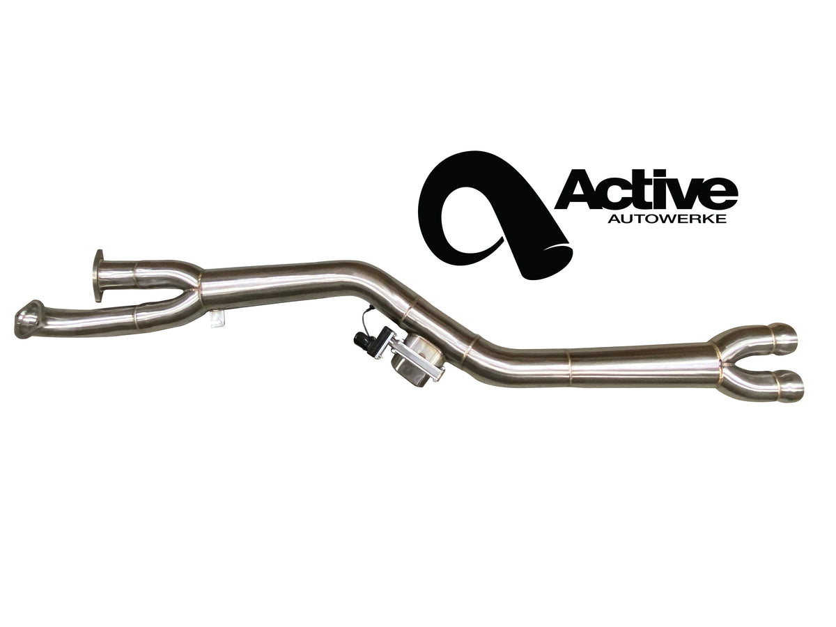 Active Autowerke G87 M2 Signature single mid-pipe with G87-brace.