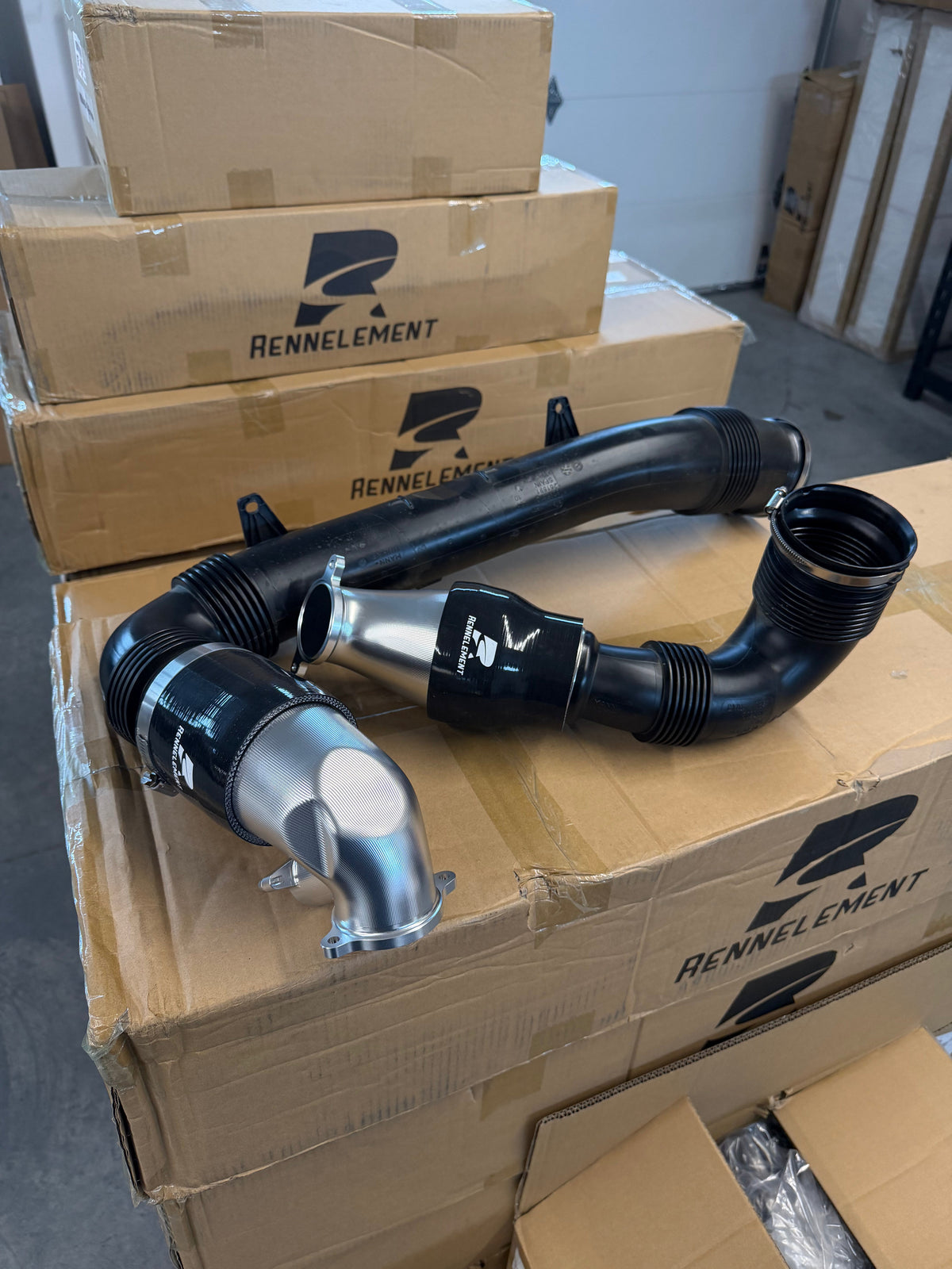 RENNELEMENT G8X Billet Ultra Flow Turbo Inlets.