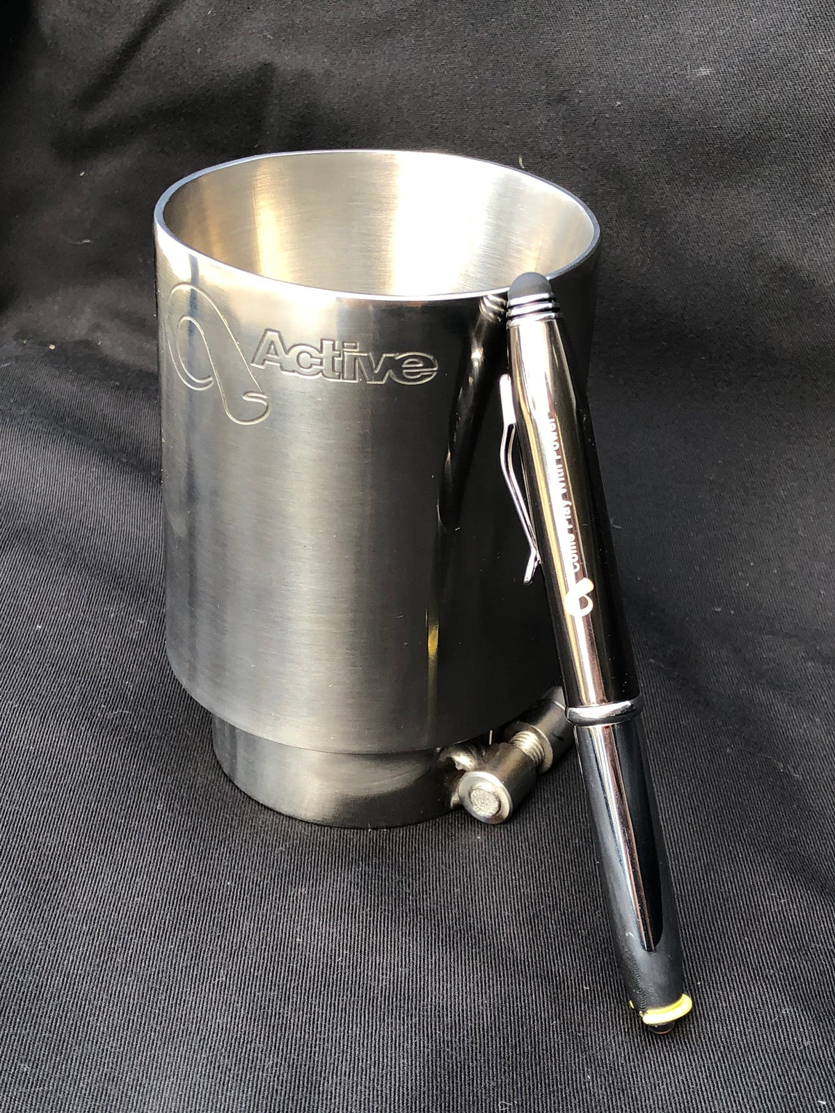 Active Autowerke Signature Exhaust Tip Pen Holder and LED/Ballpoint Combo.