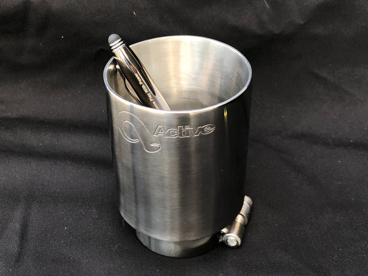 Active Autowerke Signature Exhaust Tip Pen Holder and LED/Ballpoint Combo.