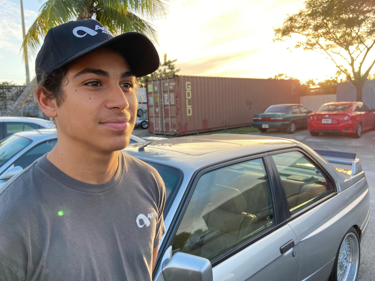 Active Autowerke 6-Panel Black Snapback Hat.