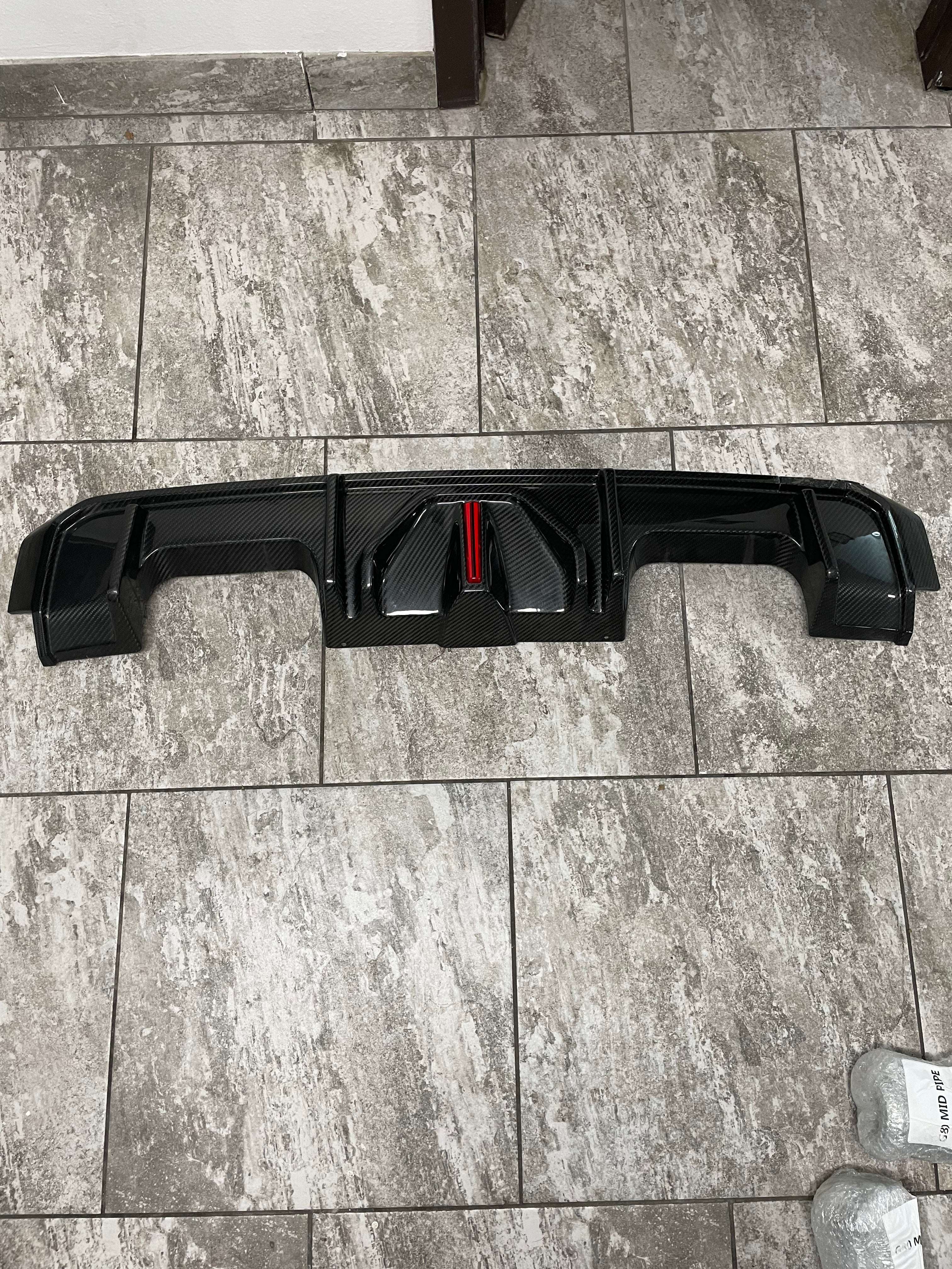 BMW G8X AK Style Carbon Fiber Rear Diffuser