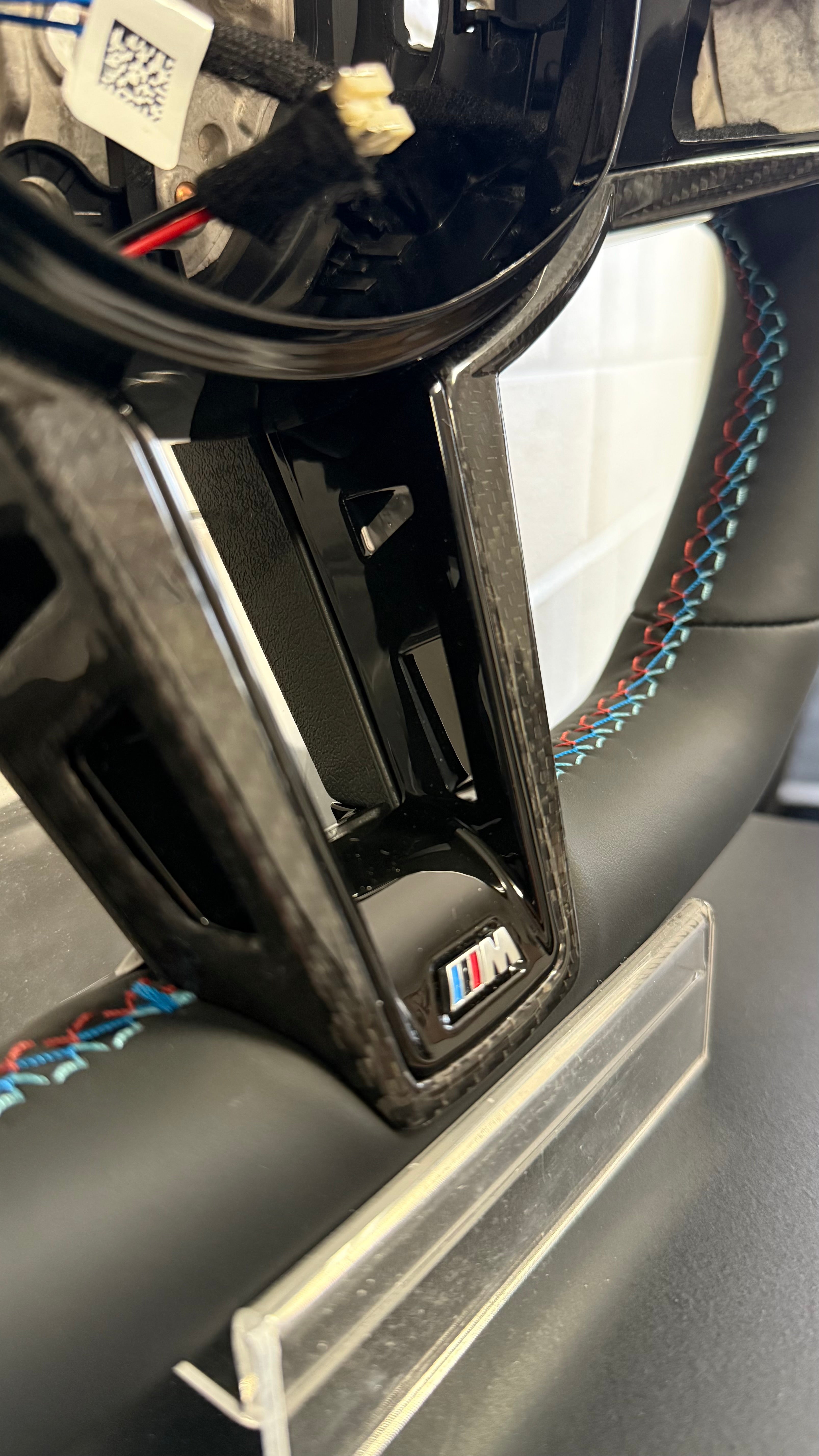 G20 2019+ M340i/330i M Style Leather Carbon Fiber Steering Wheel