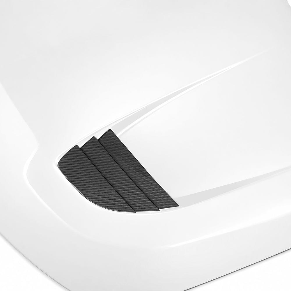 SOOQOO V3 BMW M2 G87 Vented Hood In White Primer Finish — product view 5