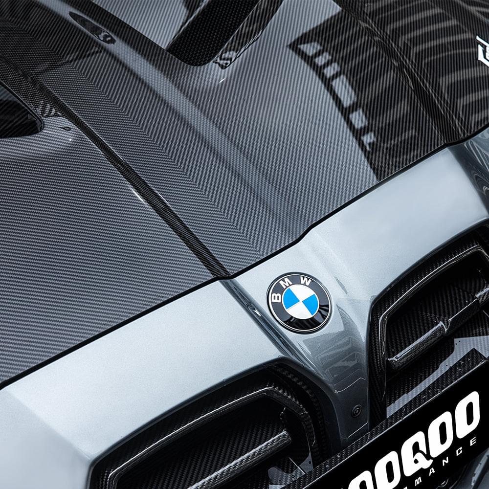 SOOQOO BMW M3 G80 M4 G82 Vented Hood In Prepreg Carbon Fiber — product view 11