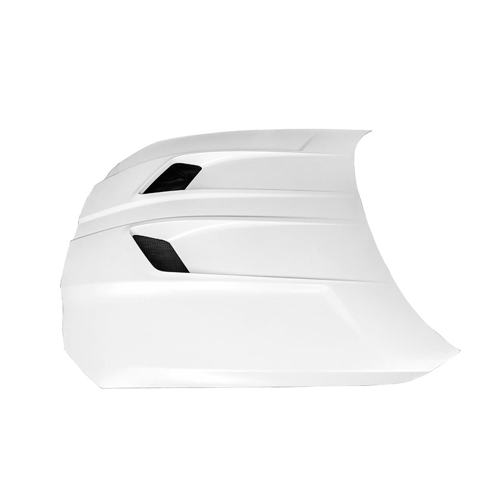 SOOQOO V3 BMW M3 G80 M4 G82 Vented Hood in White Primer Finish — product view 3