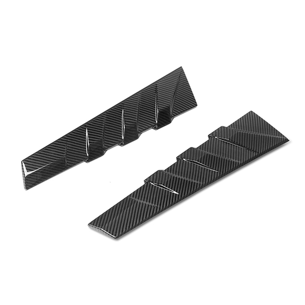 SOOQOO BMW M3 G81 Rear Window Fins In Prepreg Carbon Fiber — product view 3