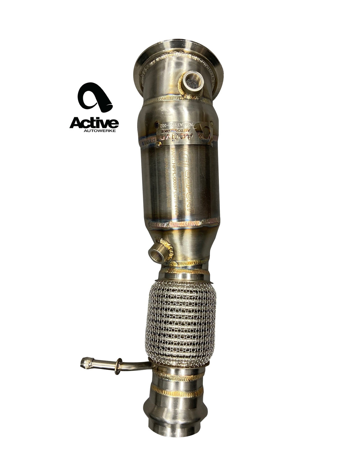 Active Autowerke BMW N26 F3X M228i 328i 428i GESI Catted Downpipe.
