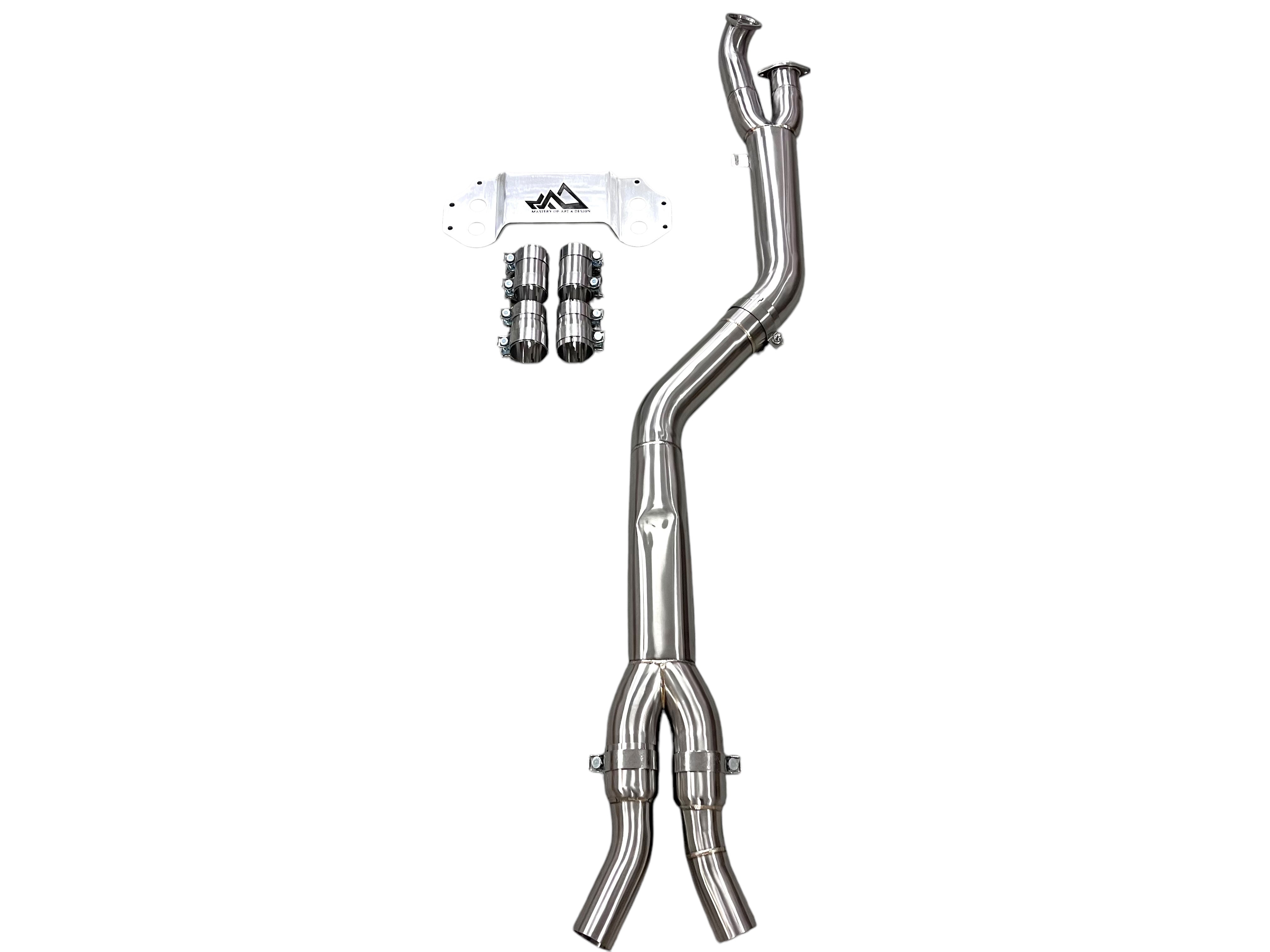 MAD BMW S58 4" Fat Boy Single Midpipe M3 M4 G80 G82 - COLORADO N5X